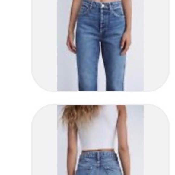 🌹HOST PICK🌹 ZARA HIGH WAIST JEANS / SIZE 6/ NEW CONDITION - Picture 2 of 10